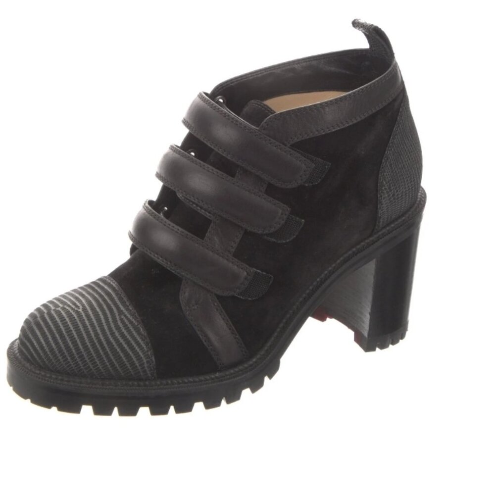 Louboutin lug sole boots